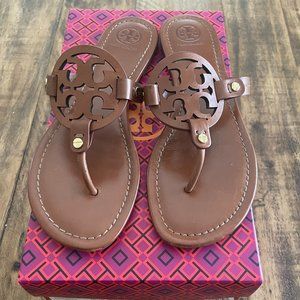 Tory Burch Miller Sandal Vintage Vachetta Size 8.5
